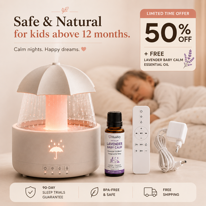 Hushby™ Aroma-Snooze Plus | 4-in-1 Baby Sleep Aid System