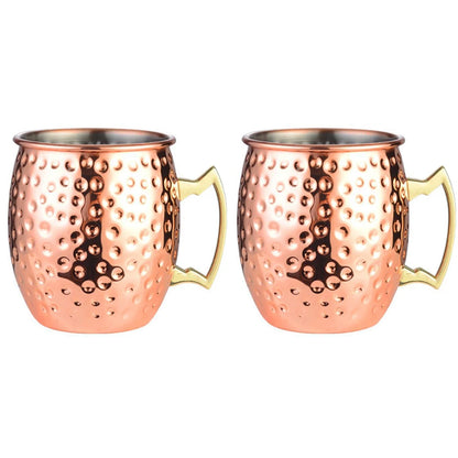 Hushby® Handcrafted Copper Mugs