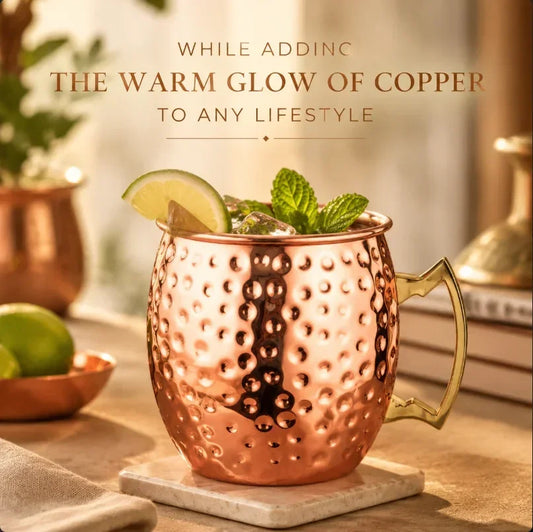 Hushby® Handcrafted Copper Mugs