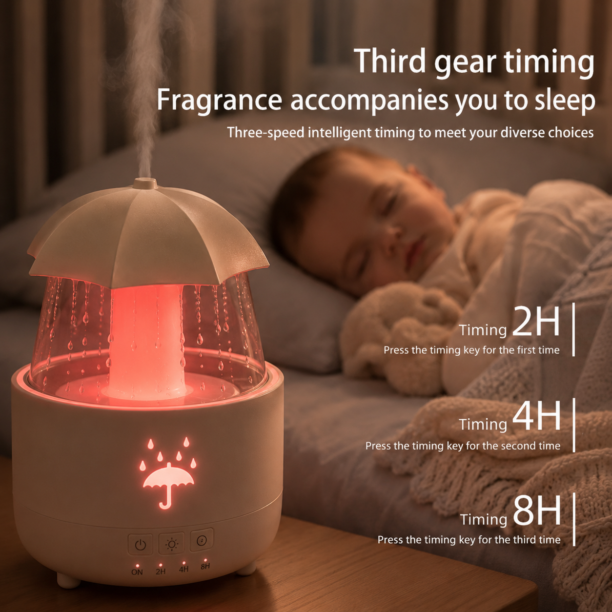 Hushby™ Aroma-Snooze Plus | 4-in-1 Baby Sleep Aid System
